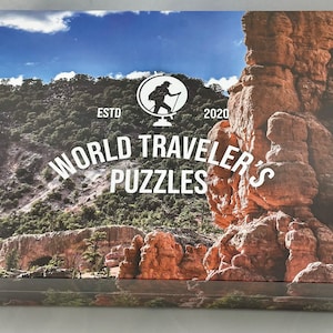 Beautiful Puzzle . 1000 Piece jigsaw puzzles for adults. Unique large scenic rocky cropping in Dixie National Forest, Utah/Free Shipping!