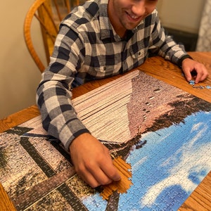 Nature puzzle with a unique sky and mountain landscape photo of Zion National Park, Utah, US. / Free Shipping image 5