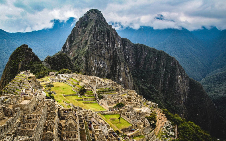 Difficult 1000 piece jigsaw puzzle. 7 wonders of the world. Manchu Picchu photo puzzle, Peru/Free Shipping image 1