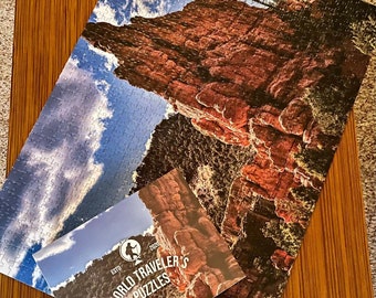 Landscape puzzle for adults. 1000 piece jigsaw puzzle . Unique photo puzzle of Dixie National Forest park, Utah,/ Free Shipping!