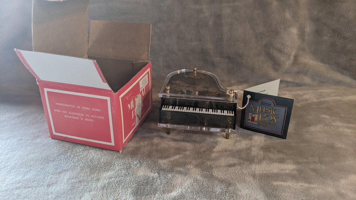 Schmid Music Box Musical Piano Etsy
