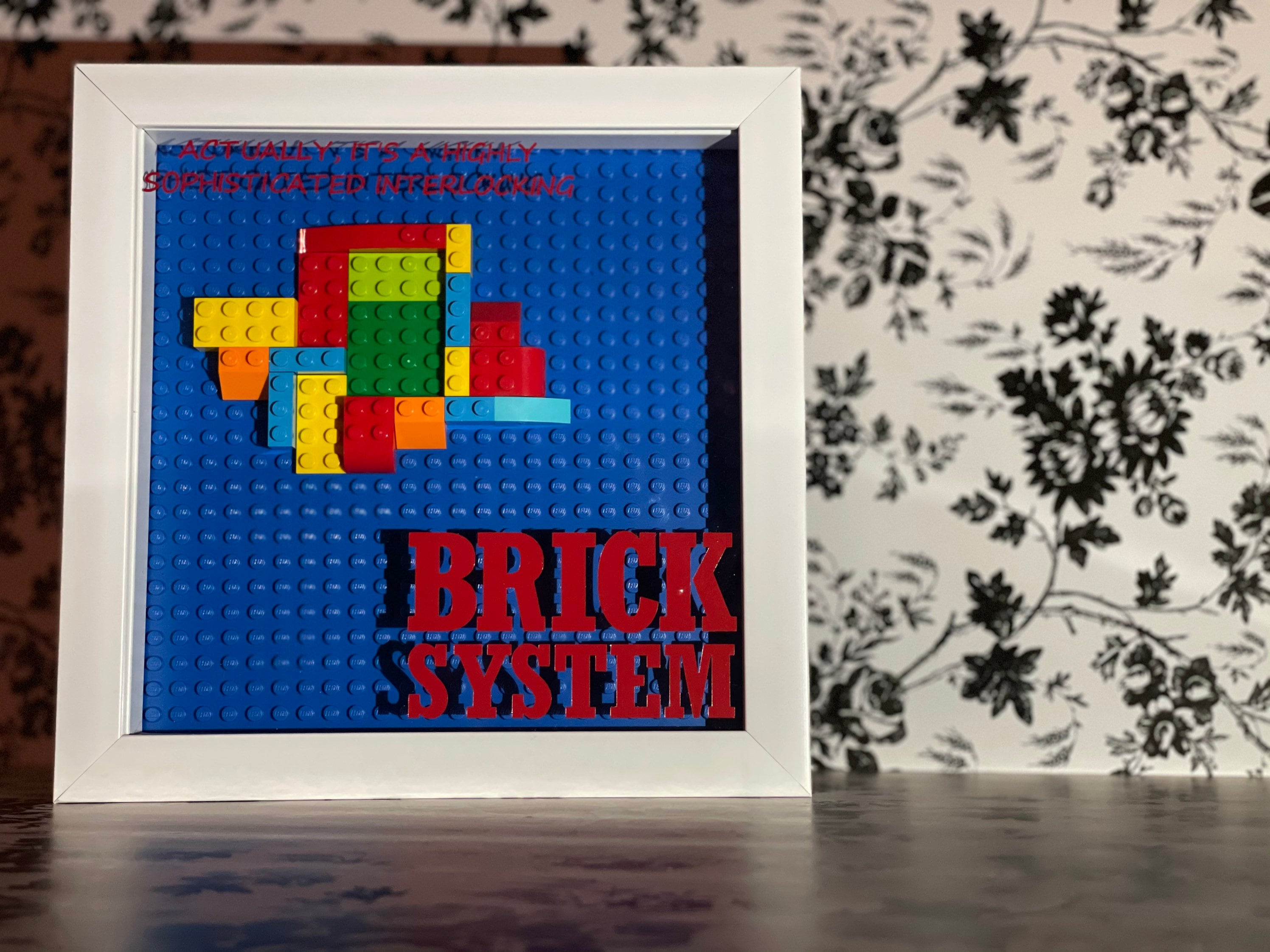 Lego Art - Sophisticated Brick System 8inx8in - Etsy