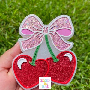 Cherry Freshie | cherry with bow Freshie | fruit Freshie  | cherries | Car Freshie | Freshy | freshies | car air fresheners | bows