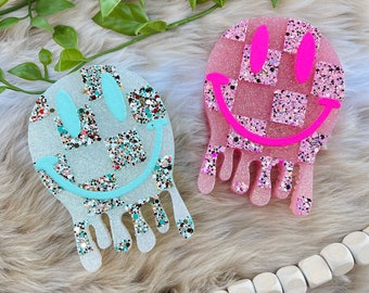 Happy face freshie | drippy happy face Freshie | car accessories | Freshie | Car Freshie | Freshy | freshies | car air fresheners |
