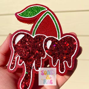 Cherry Freshie | cherries Freshie | dripping cherries freshie | Freshie | Car Freshie | Freshy | freshies | car air fresheners | cherry