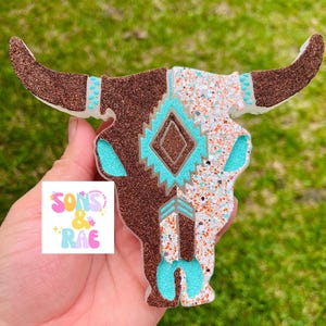 Longhorn Freshie | Aztec Bull Freshie | Freshie | Bull Skull Freshie | Freshie | Car Freshie | Freshy | freshies | car air fresheners