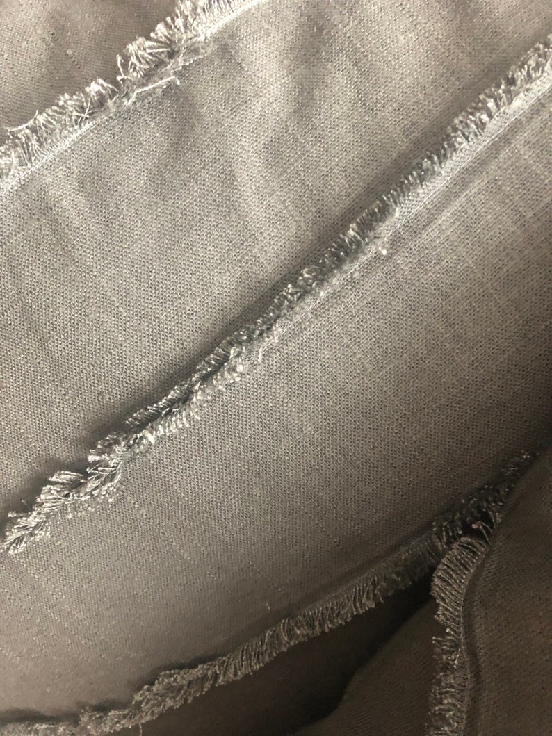 Charcoal Fringe Stripe Pillow Cover