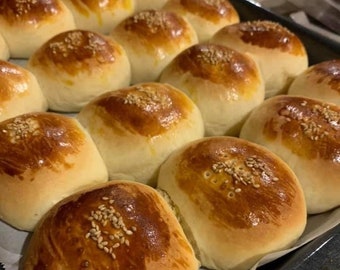 Pan de Coco ( Coconut-Filled Bread) 6 or 12 pieces