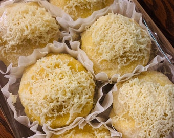 Filipino Ensaymada (Brioche) - 6 pieces