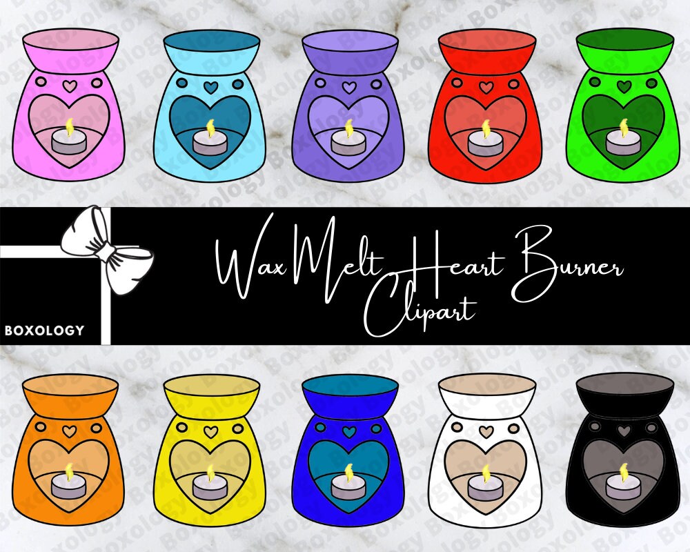 Wax Melt Burner Clipart Etsy