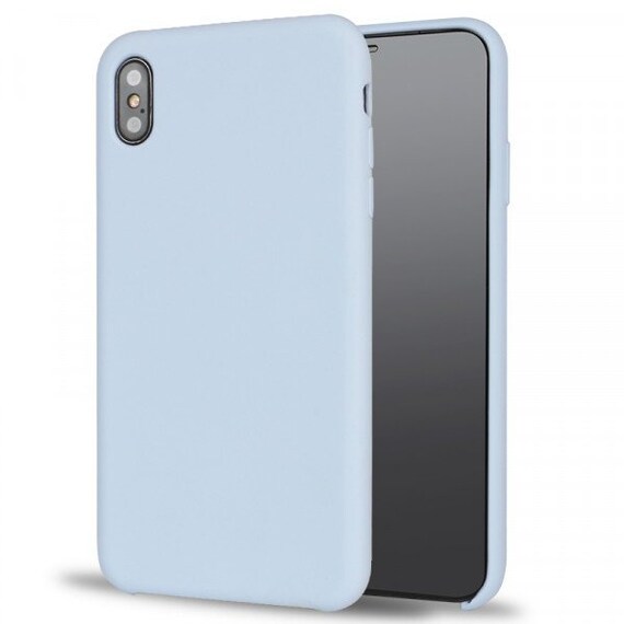 Phone Case-iphone Xs Max Pro Silicone Hard Case (sky Blue)