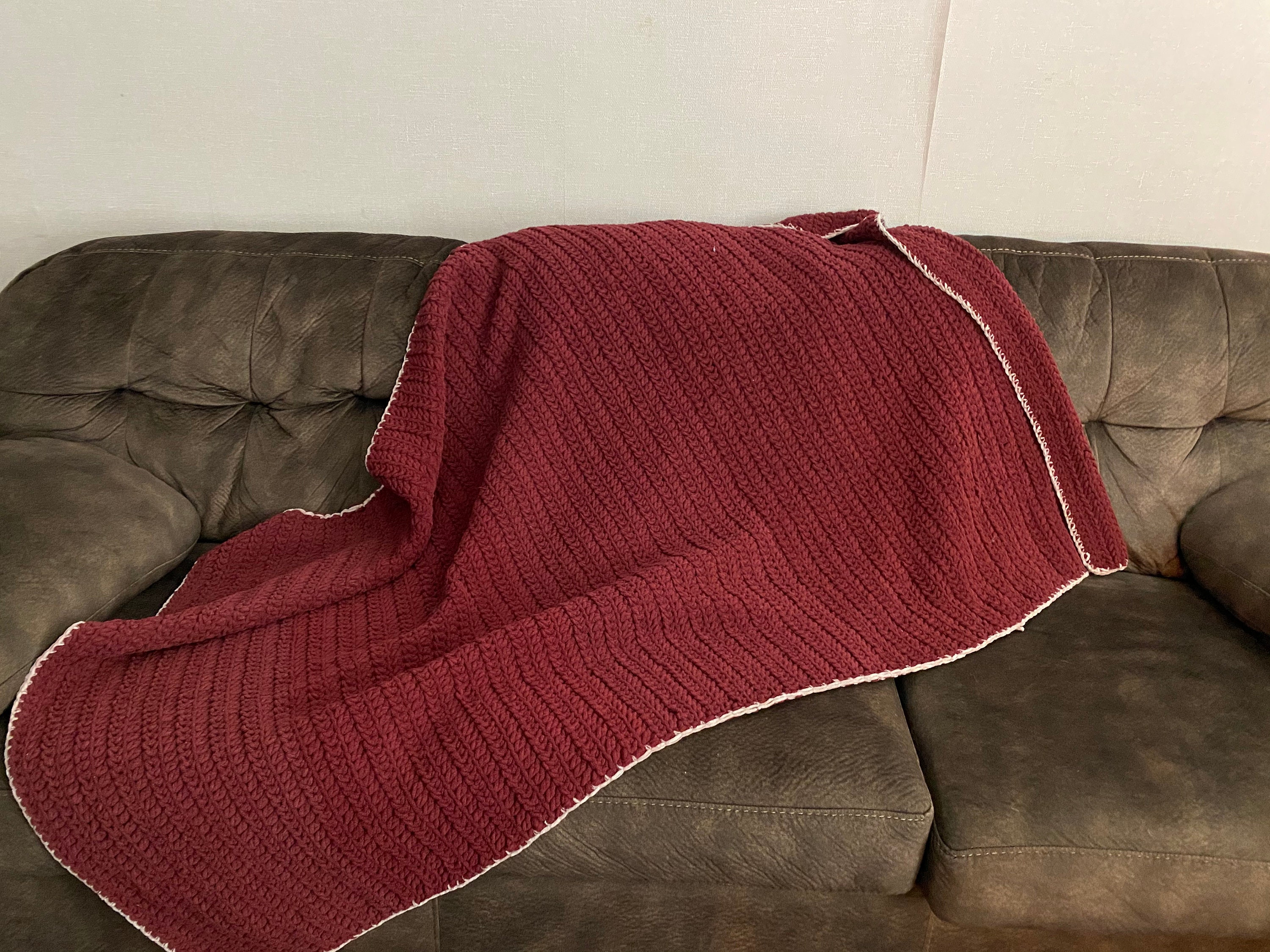 Small Handmade Crochet Weighted Blanket Etsy