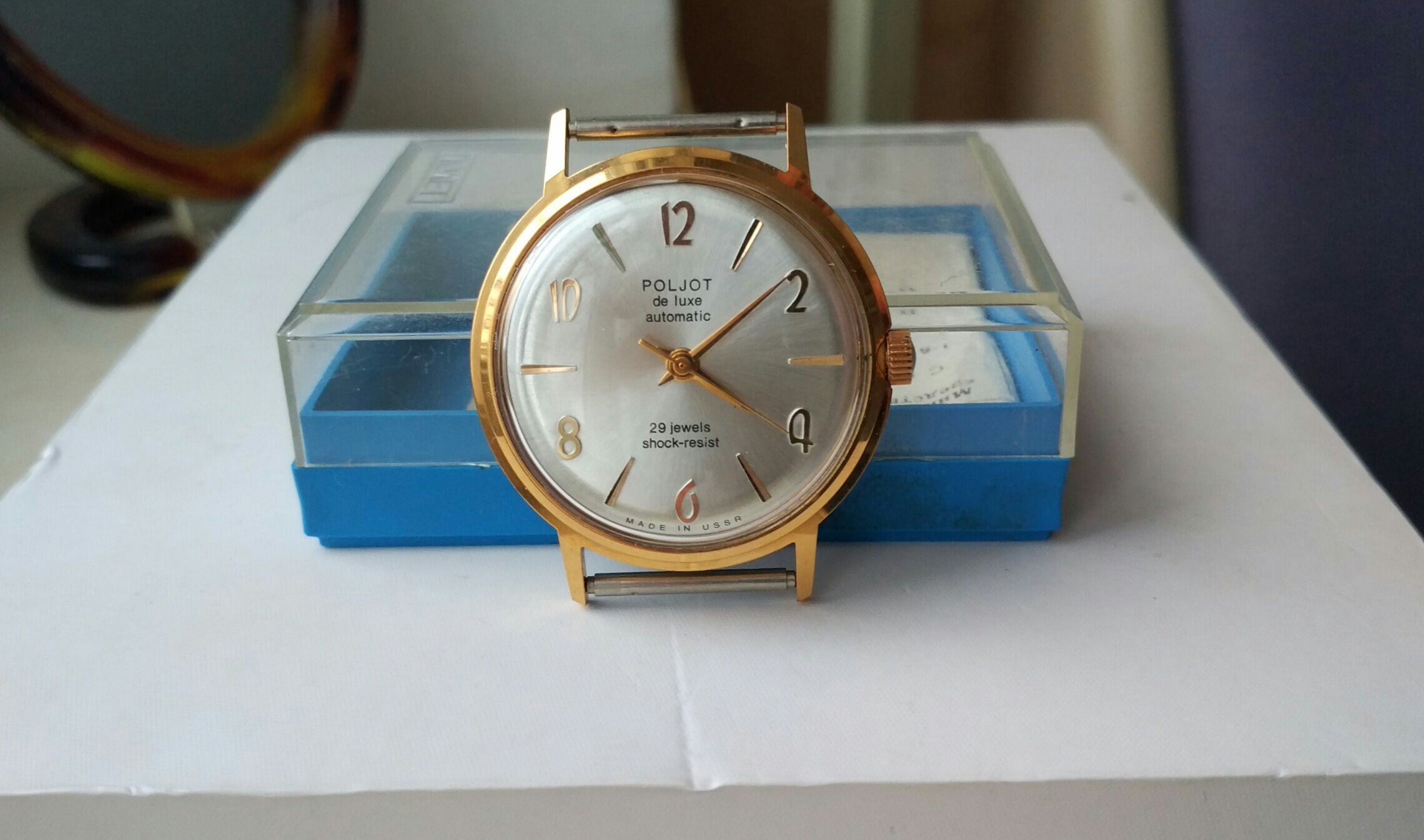 Vintage Poljot De Luxe Automatic Mechanical 29 Jewels