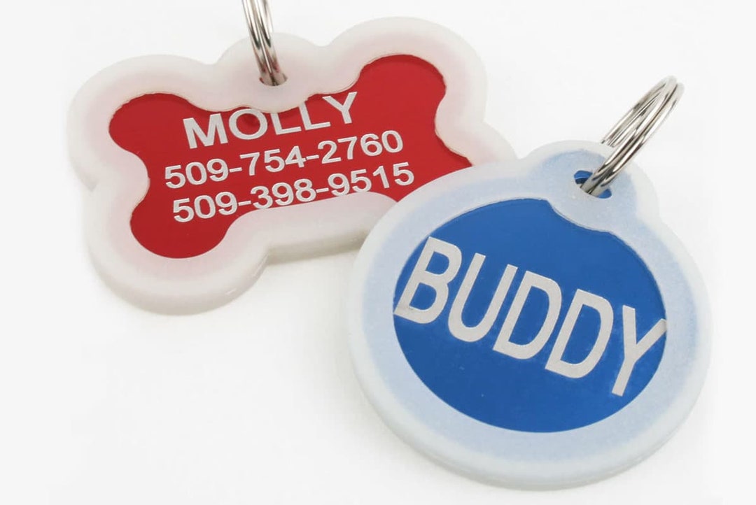 No Noise Dog Tag