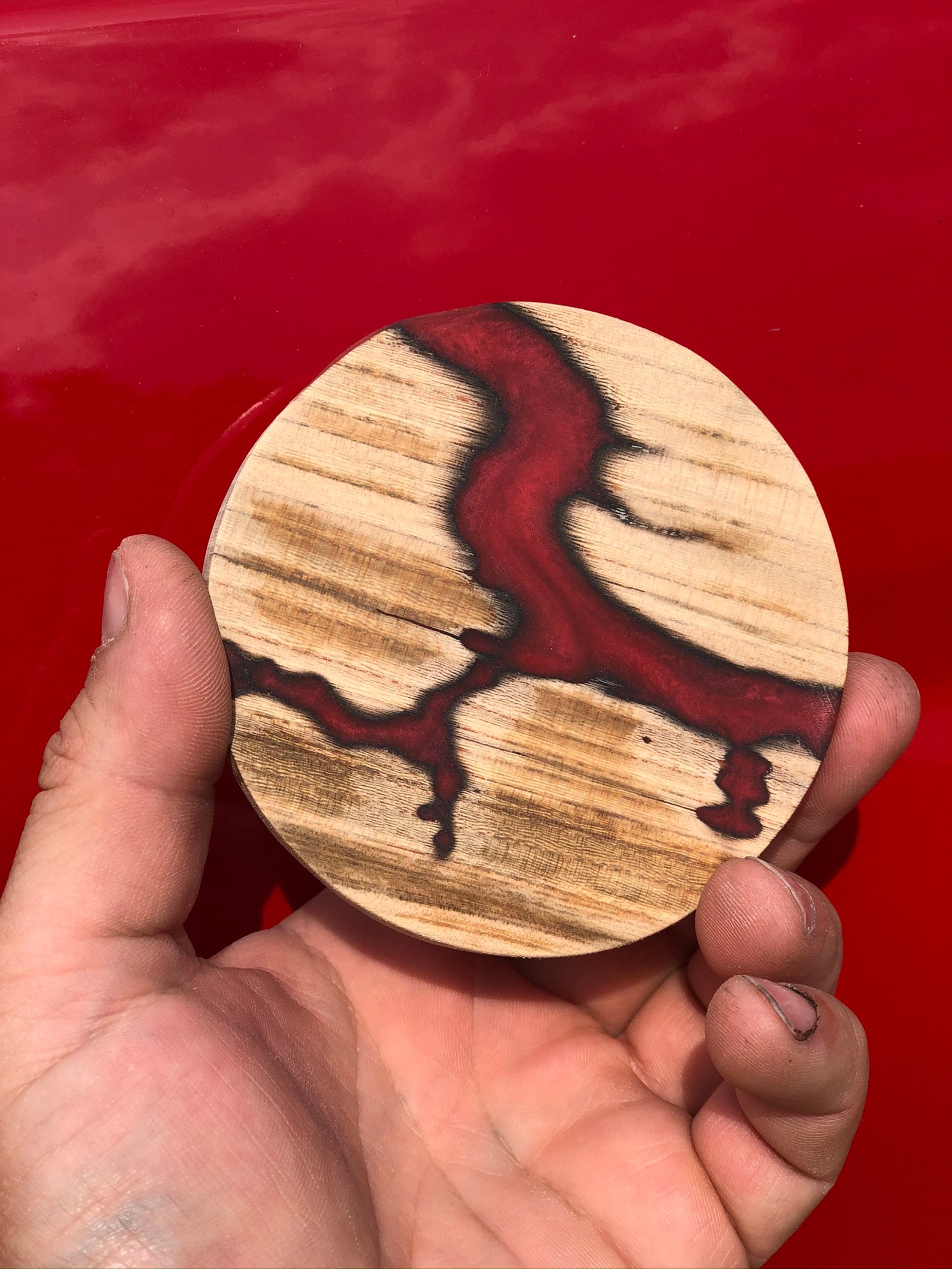 Epoxy Coasters Drink Coasters Wood and Epoxy Custom Colors Etsy