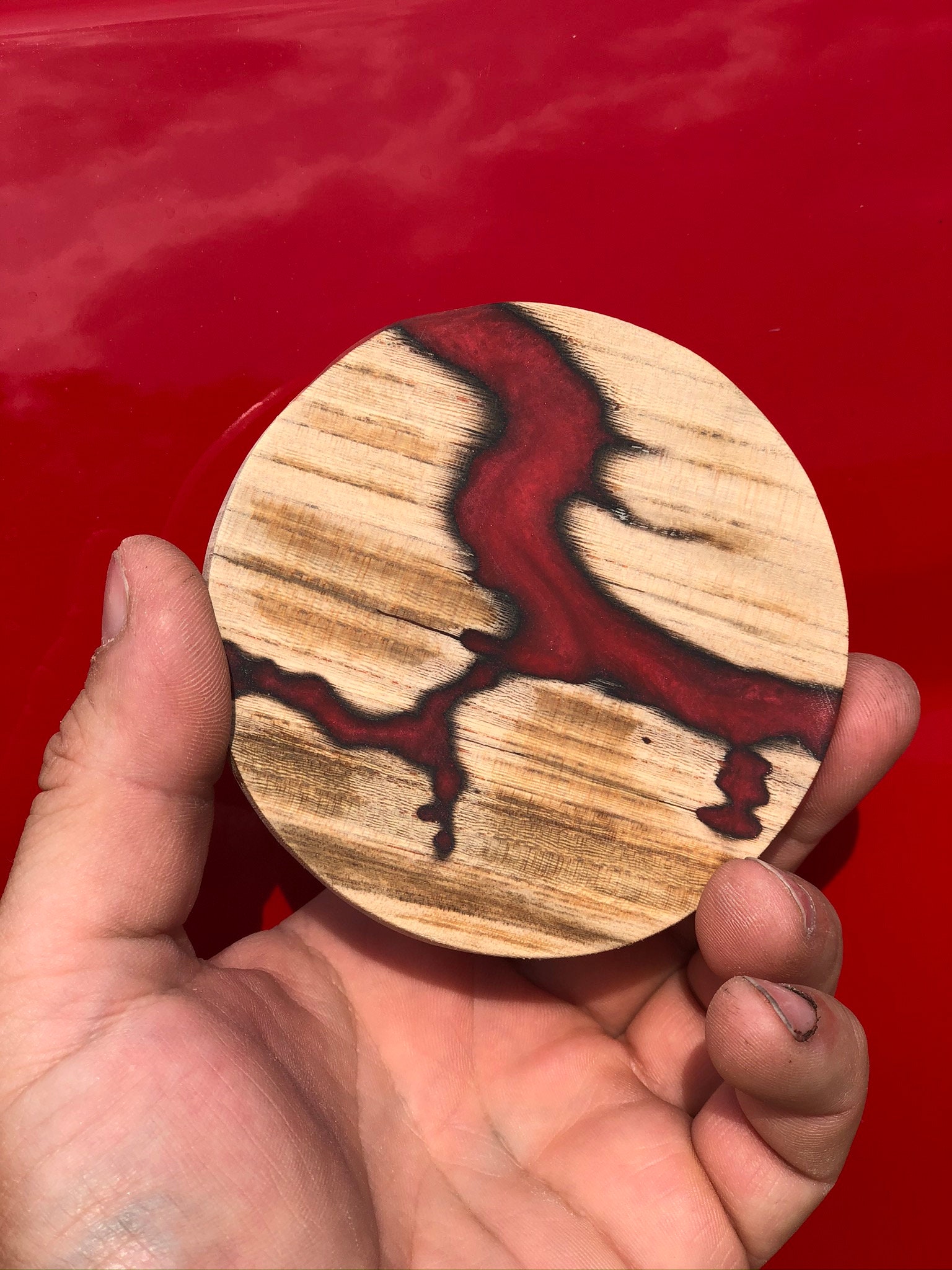 Epoxy Coasters Drink Coasters Wood and Epoxy Custom Colors Etsy