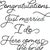 Beautiful, Elegant Congratulations Script Typography SVG Digital File ...