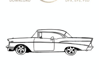 57 Chevy Coloring Pages