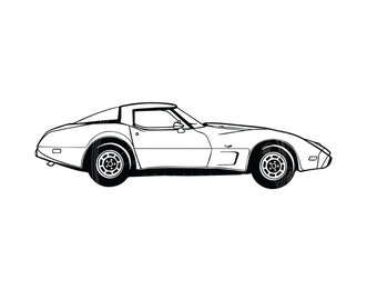 X線アート　コルベット　C3 透視図 旧車 X線アート コルベット C3 透視図 旧車 - メルカリ
