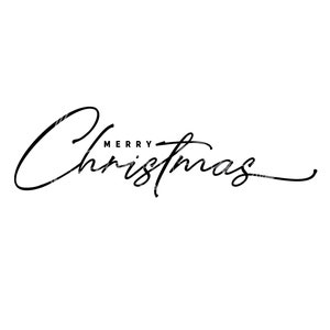 Scarica file digitale SVG con scritta a mano di Buon Natale