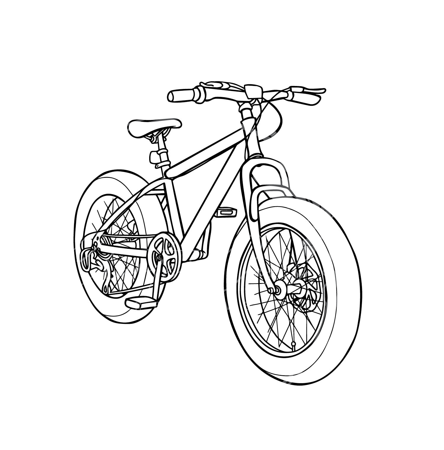 Bicicleta para niños / dibujo de línea de bicicleta / - Etsy México Bicicleta para niños / dibujo de línea de bicicleta / - Etsy México