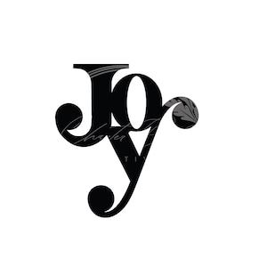 Descarga de archivo digital SVG de texto JOY tipográfico creado a mano para Navidad/festividades