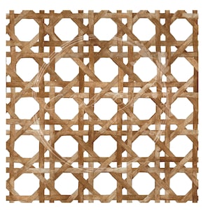 Può includere: Un motivo senza cuciture di canna intrecciata di colore marrone chiaro. Il motivo è composto da una serie di quadrati e rombi.