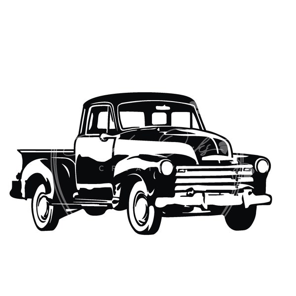 1953 Chevy Truck Svg - Etsy