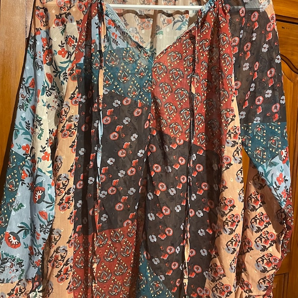 Peasant Blouse Vintage ~ Gypsy ~ Hippie Blouse