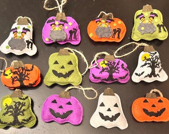 Felt Halloween Ornaments