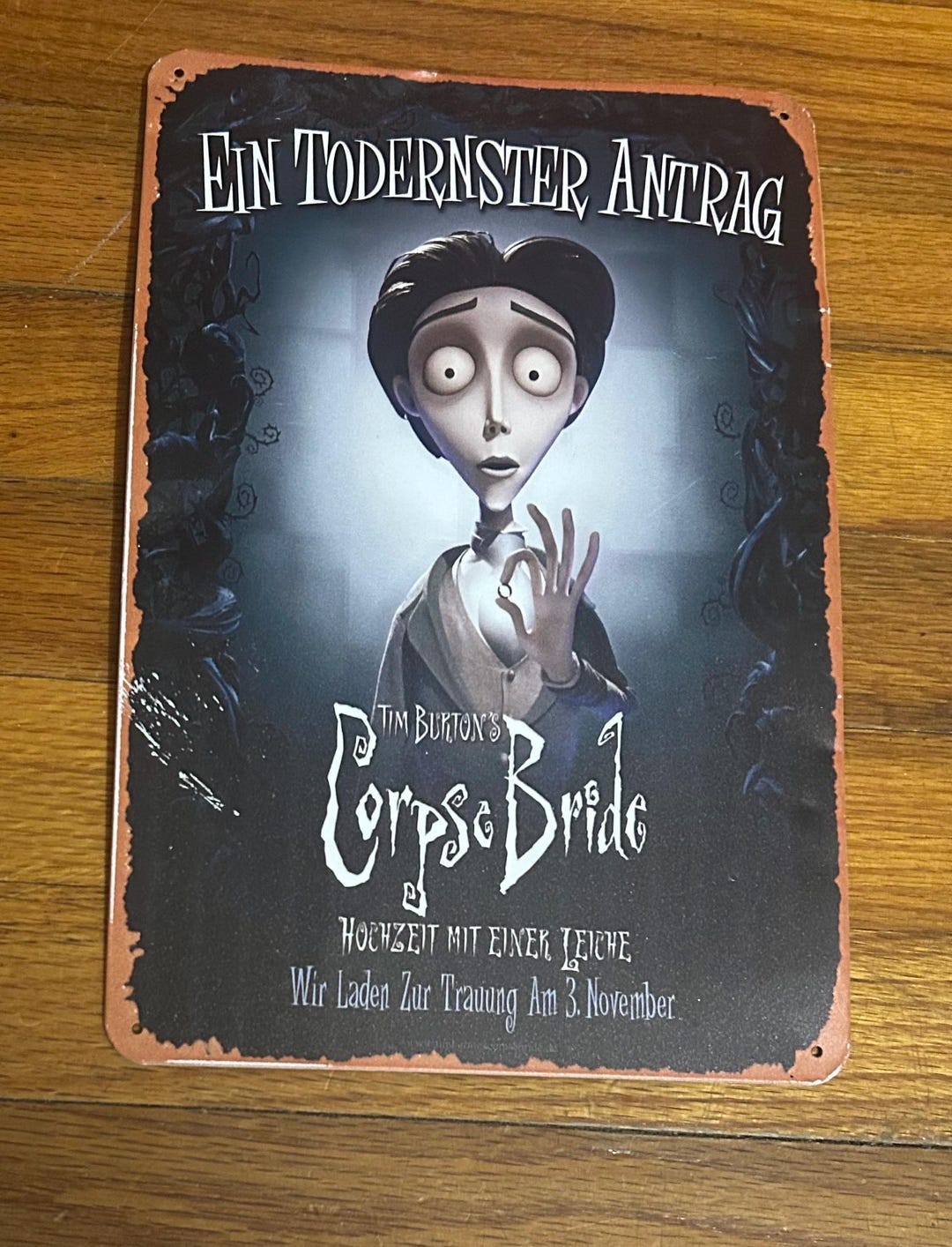 Corpse Bride Tin Sign ~ Movie Collectible - Etsy