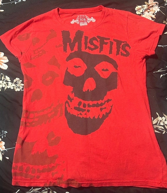 Womens Vintage Misfits T Shirt ~ Punk Rock Merch