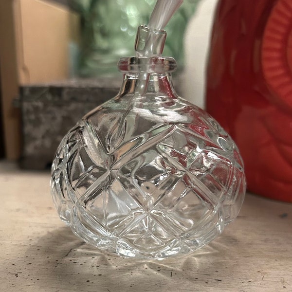 Glass Oil Lamp