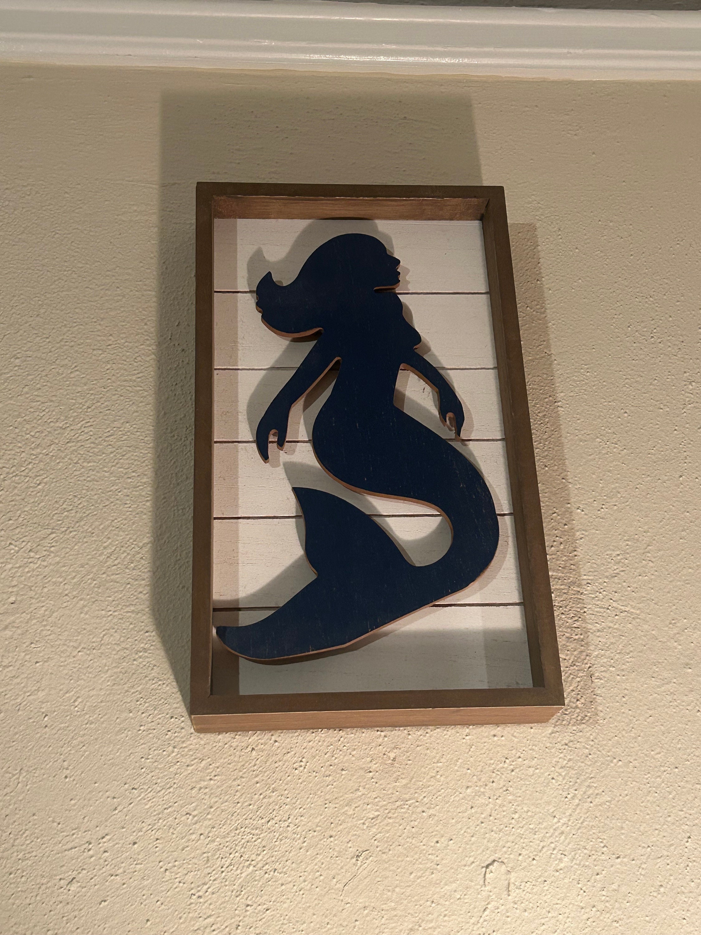 Mermaid Wall Art Nautical Decor ~ Beach - Etsy