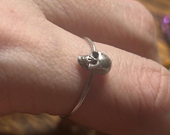 Sterling Silver Skull Ring
