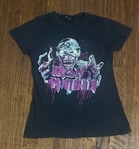 Womens Vintage Iron Maiden Top ~ Baby Doll T - image 4