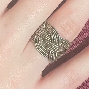 Sterling Silver ~ Braided ~ Ring