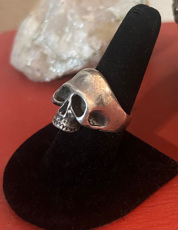 Skull/Bones 925 Silver Ring Size-11 main image 1