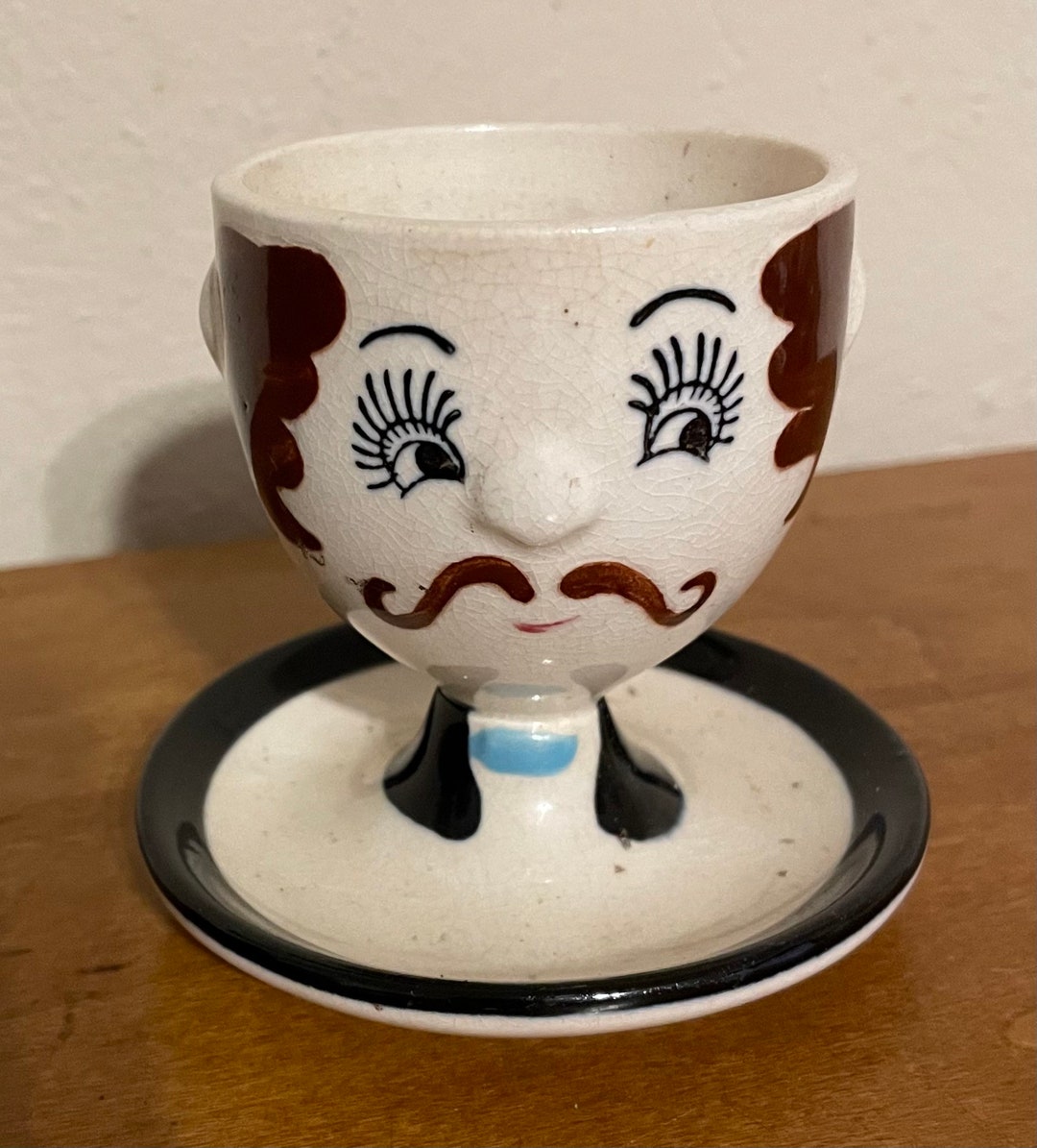 Vintage Pepper Holder 1960s Ceramic Egg Holder Etsy