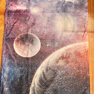 Moon Planets Outer Space Tapestry