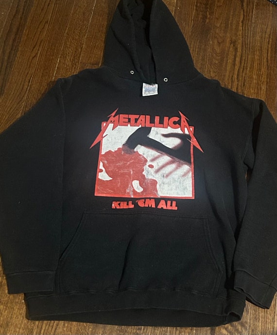 Kill Em All Hoodie ~ Heavy Metal ~ Vintage Hoodie - image 2