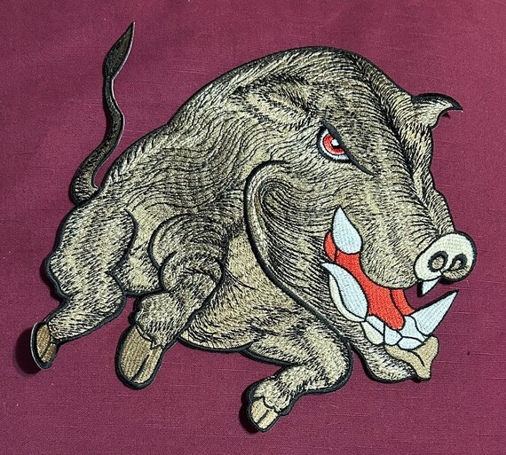 Wild Boar Back Patch ~ Wild Hog - image 2