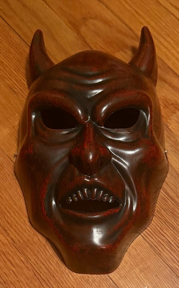 Halloween Devil Mask - Costume View 2