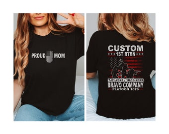 Custom Military Graduation tshirts Military matching Family Day Shirts Custom Bootcamp Graduation T-shirts Military Mom Military Gift