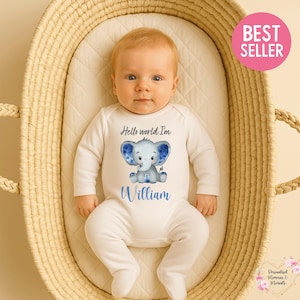 Personalisierte Neugeborenen Baby Kleidung Set | Baby Geschenk | Baby-Wachsweste | Personalisierte Lätzchen, Mütze & Decke