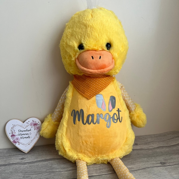 Personalised Easter Chick Soft Toy | Easter Plush Toy Gift | Easter Toy Gift | Personalised Easter Soft Toy | 1st Easter Gift | First Easter