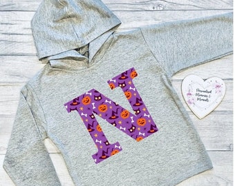 Personalised Halloween Name Sweatshirt | Kids Custom Name Jumper |Personalized Halloween Gift | Halloween Hoodie Print | Pumpkin Toddler Top
