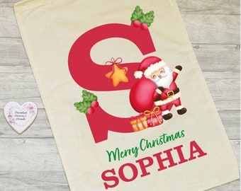 Personalised Santa Christmas Sack | Christmas Toy Sack | Christmas Gift Present Bag | Personalised Stocking | 1st Christmas Sack Stocking