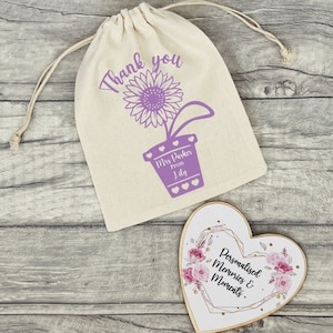 Personalised Thank You Teacher Gift | Teacher Gift Bag | Thanks Teacher TA Nursery Tote Present | Graduation Present | Keepsake Present