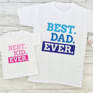 Matching Daddy And Children&#39;s Father&#39;s Day T-shirts | Keepsake T-shirt | Father&#39;s Day Gift | Daddy Dad and Me T-shirt | Matching T-shirt Set